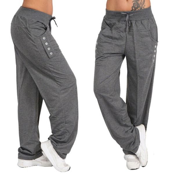 

men's pants fashion plus size male hip hop harem joggers men trousers mens fitness solid pocket sweatpants, Black