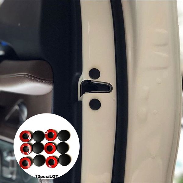 

12pcs car door lock screw protector cover sticker for dodge journey juvc charger durango cbliber sxt dart avenger caravan