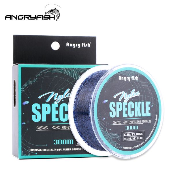

angryfish 300m speckle invisible super strong monofilament nylon fishing line