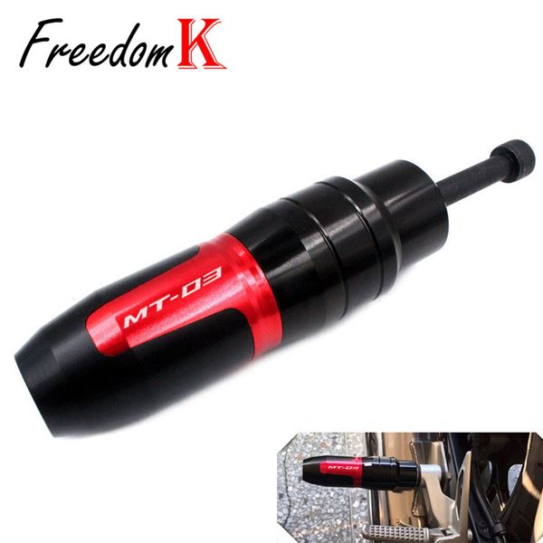 

для mt03 mt03 mt 03 мотоцикл аксессуары чпу рамочные крушения колодки выхлопная ползунки краш протектор с
