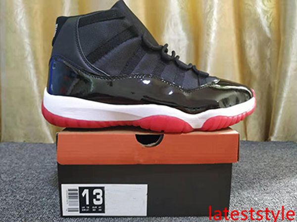 

with 2019 new mens and womens 11s bred high black red basketball shoes brand designer sneakers for men sports shoes concord