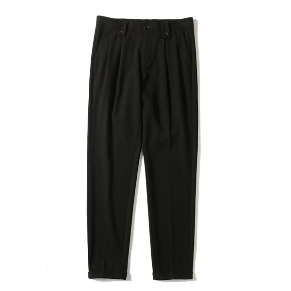 

2019 men's leisure trouser suit casual pants formal 3 color business cotton waist tide western-style trousers big size 28-36, White;black