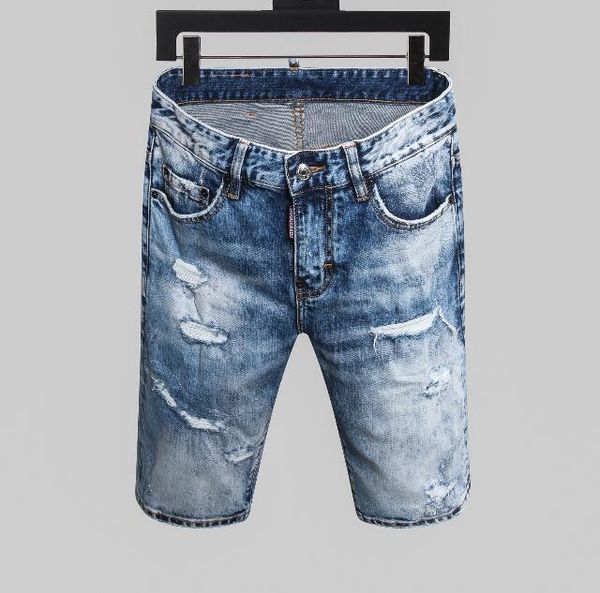 

fashion new men jeans cool mens distressed ripped jeans fashion designer straight motorcycle biker jeans causal denim pants streetwear style, Blue
