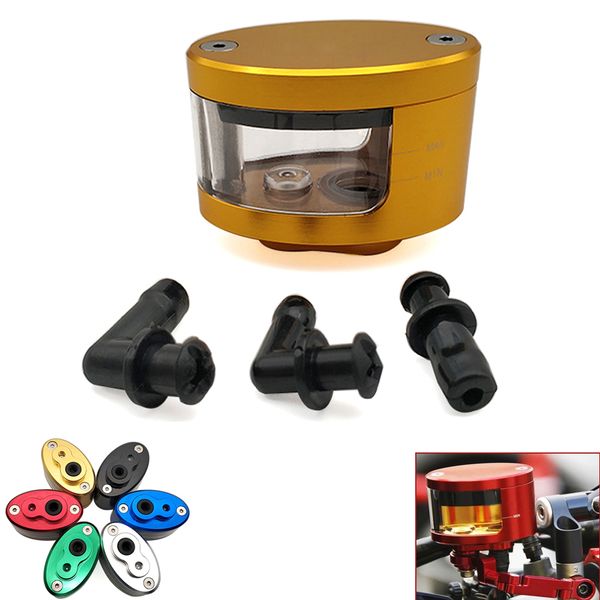 

for xr 250 400 zg1000 zrx1100 motorcycle accessories brake fluid oil reservoir cup tank +support bracket