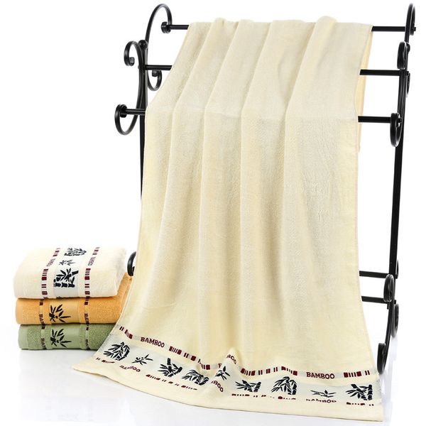 

super soft bamboo fiber bath towel brand for adults toalhas de banho large bathroom towels strandlaken 70*140cm 3 color