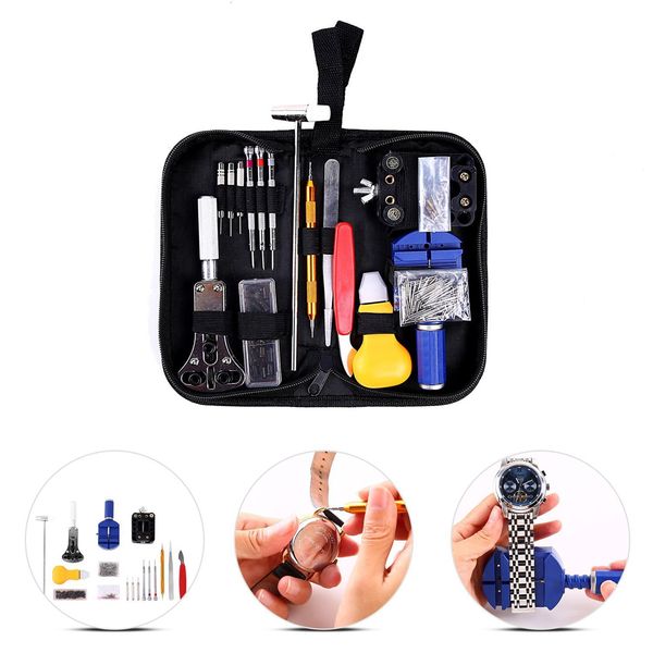 

new watch repair tool kits watchmaker back case opener remover spring pin bar watch accessory
