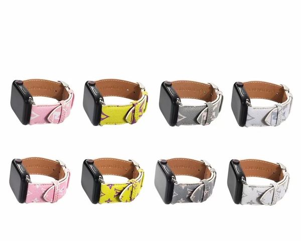 

для компании apple смотреть band luxury leather ремешок iwatch для 38мм 42мм 40мм 44mm размер полосы кожа бренда браслет дизайнера браслет a