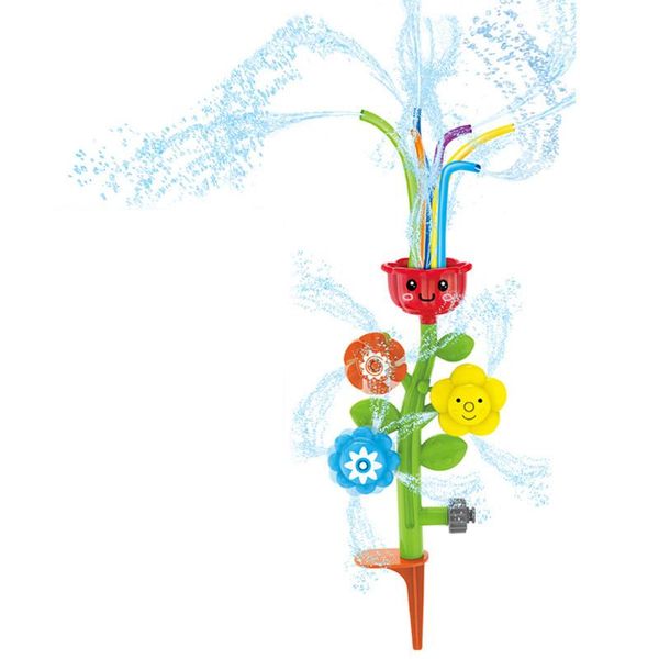 

selling water sprinkler for kids rotatable water splash spray toy for summer lawn yard outdoor games
