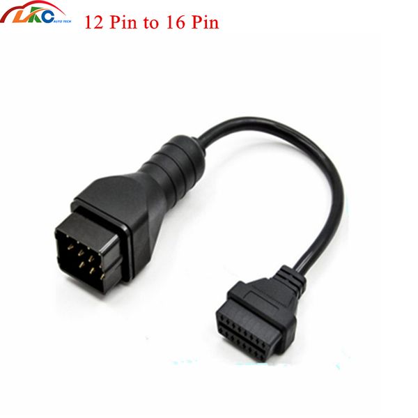 

g-a-z 12 pin car diagnostic tool adapter 12pin male to obd dlc 16 pin 16pin female obd2 obdii converter cable