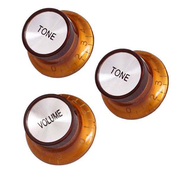 

2 tone 1 volume control knob bell shape for fender strat squier guitar parts