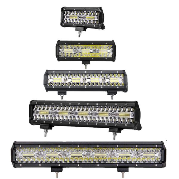 

60w 120w 180w 240w 300w 360w 3-row led light bar offroad combo beam led work light bar 12v 24v truck suv atv 4wd 4x4