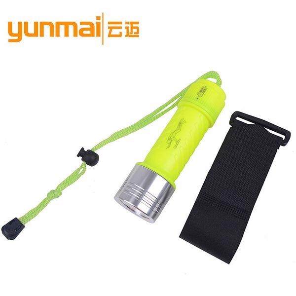 

t6 waterproof long s led outdoors diving lamp 26650 light flashlight