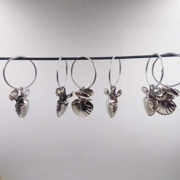 Grosshandel Shell Ringe Form Vorhang Clips Edelstahl Fenster Dusche