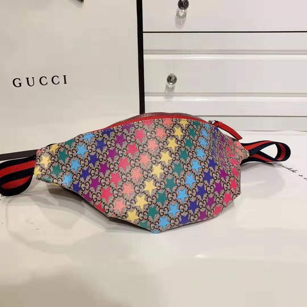 

дизайнер роскоши сумки женщины моды марки дешевые сумки посыльного сумки красный цвет g бренд девочка мальчик хип-хоп стиль школьные сумки д, Black