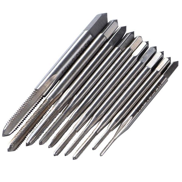 

10pcs pipe high speed steel fluted metric screw tap tap wire thread straight