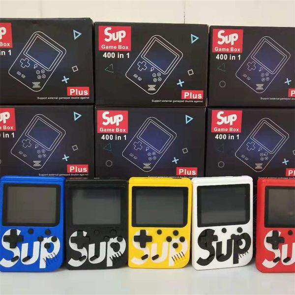

sup game box 400 games retro portable mini handheld game console 3.0 inch kids game player with 1020mah battery tv out