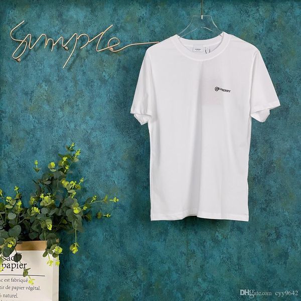 

2020ss весна и лето новый высококачественный хлопок печать с коротким рукавом круглый вырез панели футболка размер: m--xl-xxl-xxxl цвет: че, Black