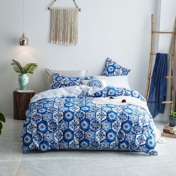 

pure cotton morocco style nordic pattern pattern pure cotton bedding kit bedding sets