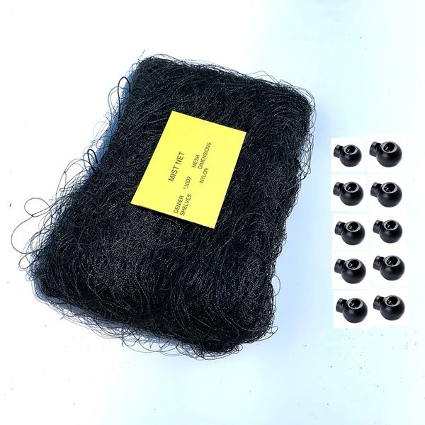 

batawa 6x3m mesh15mm 1 pc 110d/2ply windproof orchard plant fruit agricultural bird bat capture catching mist net other garden