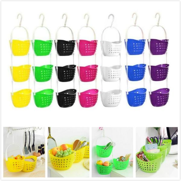 2019 Hanging Storage Basket Kitchen Vegetable Fruit Basket Shower