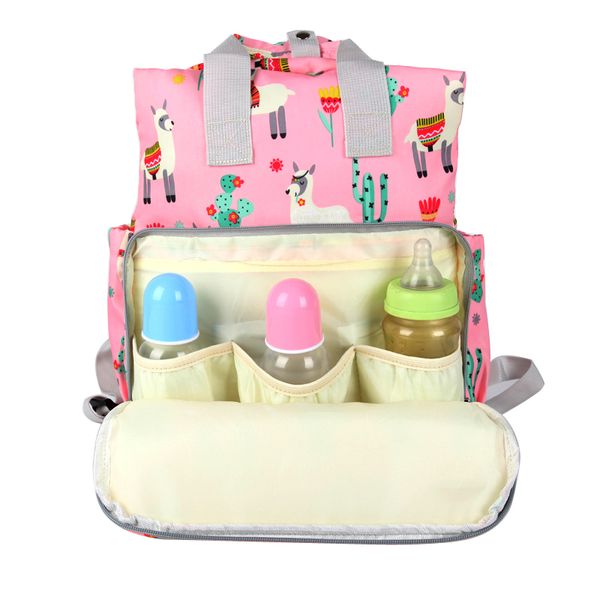 

gloriou source diaper bags waterproof mom backpack animal print large mummy travel nappy bag outdoor for mother dad