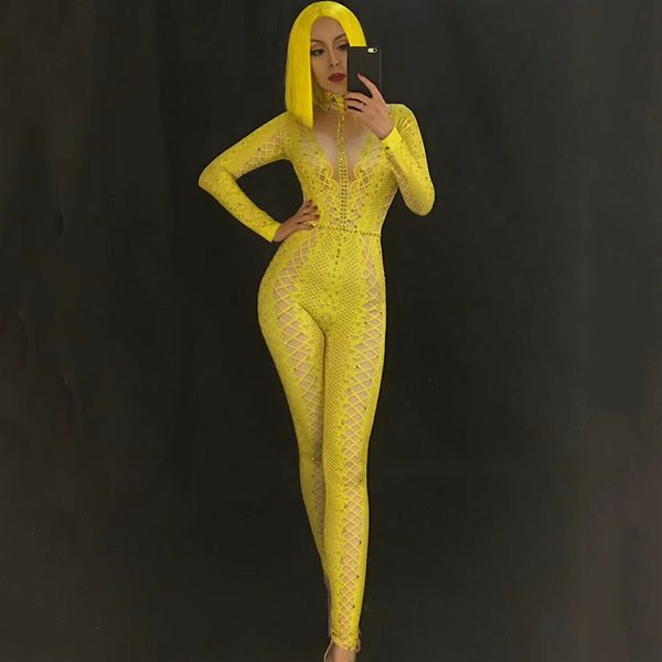 

3 цвета спандекс печатных стрейч комбинезон стразы цельный боди костюм сценический наряд певица танцовщица выступление dj236, Black;red