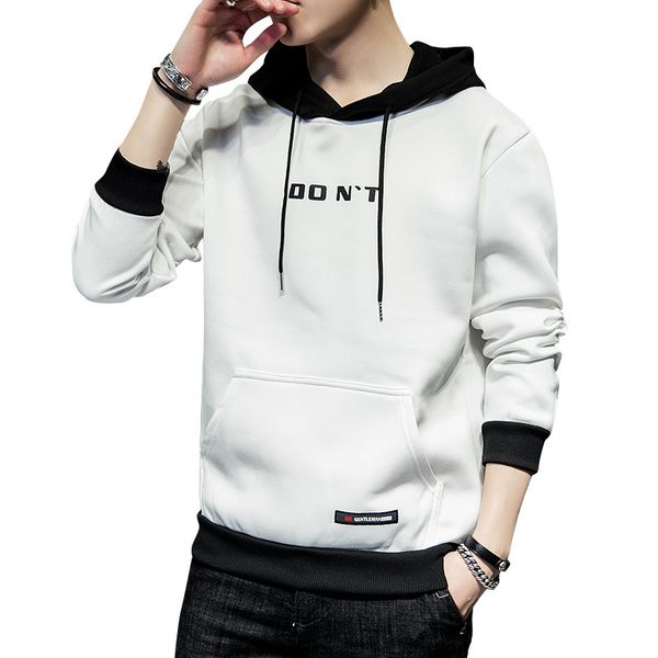 

yk 2019 spring and autumn new men's hat wear contrasting men's fashion loose casual wear, Black