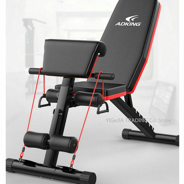 

4 in 1 household fitness chair abdominal board roman chair, multi-functional stool ajustable dumbbell stool