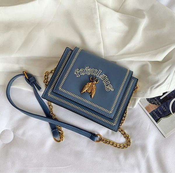 

wholesale women handbag new flip buckle ladies messenger bag personality diamond shoulder bag cute little fresh embroidery fashion bag