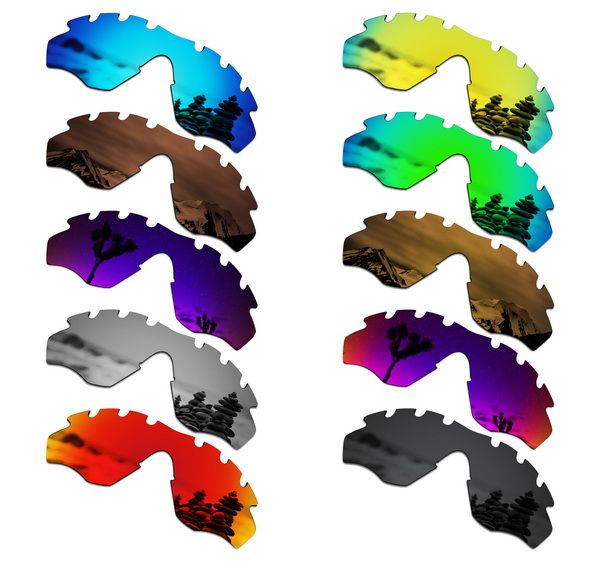 

smartvlt polarized replacement lenses for m2 vented sunglasses - multiple options