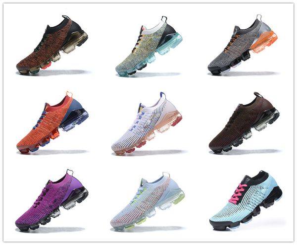 

оптовые fk knit кроссовки мужчины женщины тройной белый черный серый розовый синий вязание тренеры мода тренер арии подушка обуви спорт крос, White;red