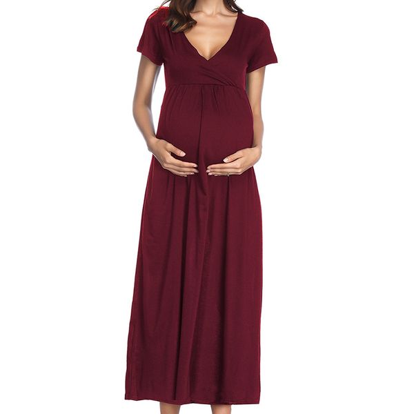 

women maternity pgraphy dress floor length long dress for mother pregnancy maternity for p shoot robe femme, White