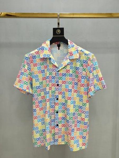 

2020 новой преступление мода футболка подол вышивки ультра тонких дышащие личности классических черно-белые двухцветные короткие рукава ~ rf, Gray