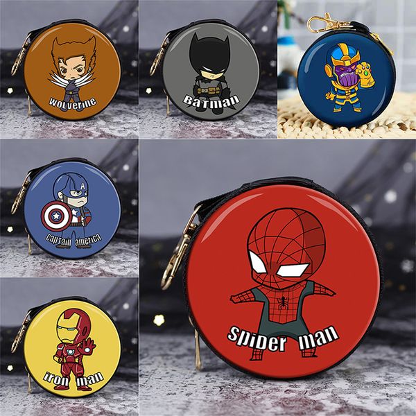 

The avenger mini zero headphone charging cable wallet pider man iron man captain america avenger gift for kid