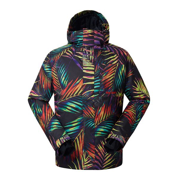 

gsou snow new men's ski suit wear-resistant windproof ski jacket snowboard suit outdoor warm breathable cotton clothes