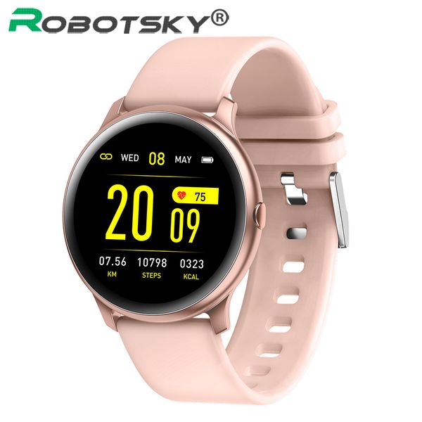 

kw19 smart watch women ip67 waterproof heart rate monitor message reminder fitness tracker men sport smartwatch pk t4 dt88, Slivery;brown