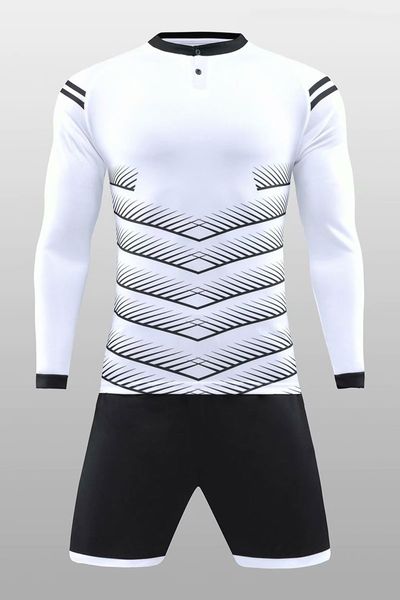 

2019 men training football sets with shorts uniforms reversible football jerseys for that home and away look kits sports b41-02, Black;red