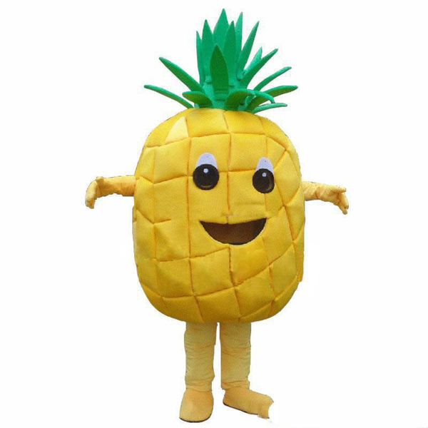 

2019 factory direct sale new pineapple mascot costume halloween birthday party dress ing, Red;yellow