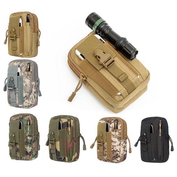 

waterproof camouflage tactics running bag outdoor cycling bicycle hiking phone bag jogging mountain bike accessories