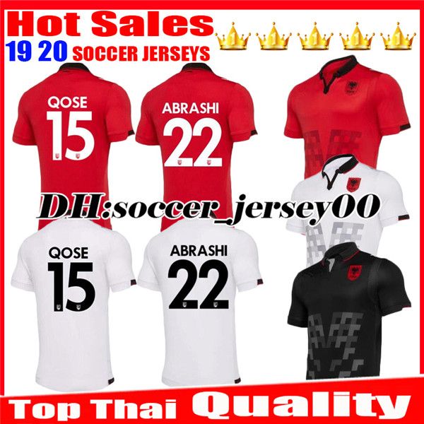 

New 2019 2020 albania occer jer ey republic of albania euro hy aj xhaka qo e abra hi 19 20 jer ey uniform football hirt