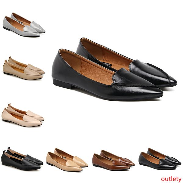 

fashion women s vintage british style casual lattice flat shoes with pointed shallow mouth outdoor walking shoes main8