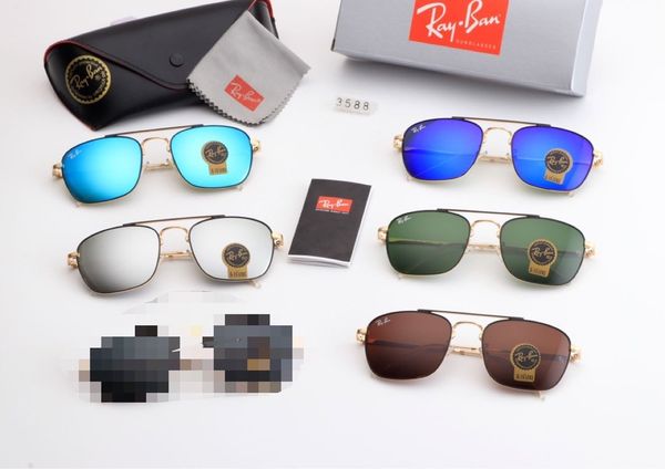 

3588# new men women designersunglasses fashion mens brandglasses outdoor casual travelling couple sunglasses male luxury sunglass 2020440k, White;black