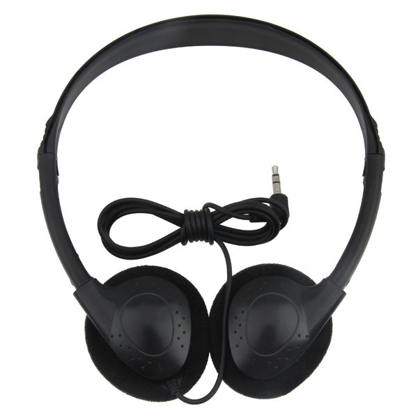 Hot vender barato Wired Headphone Noise Stereo Music Headset Cancelamento sem Mic para celular Computer