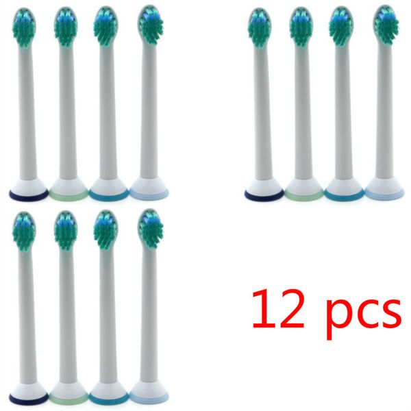 

12 pcs hx6014 sonic electric toothbrush replacement heads p-hx-6014 oral hygiene care clean ing