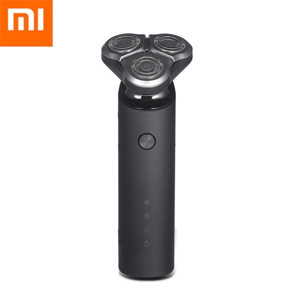 

original 111 mijia electric shaver razor for men head 3 dry wet shaving washable main-sub dual blade turbo+ mode comfy clean