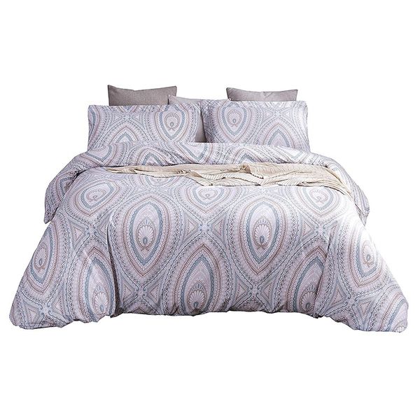 

new duvet set bohemian print lightweight soft 3pc bedding set with pillow case bedding bohemian home textiles