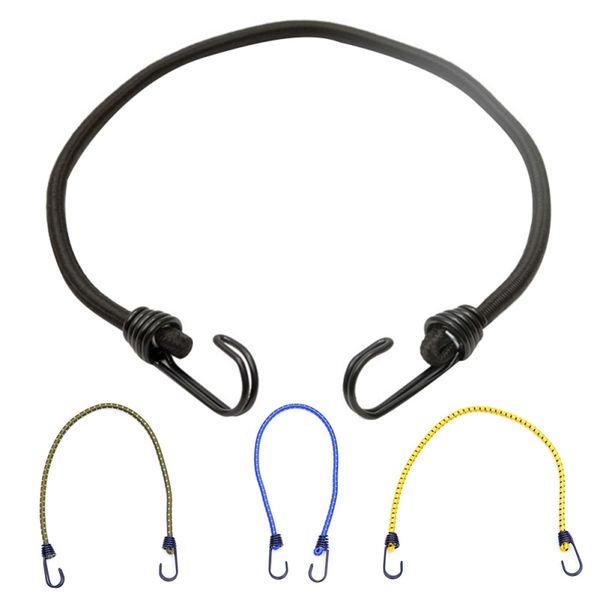 

outdoor tent crude elastic rope tied double hooks luggage rope clothesline car luggage roof rack strap hooks camping accessories