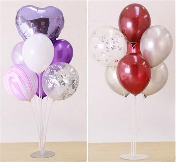 

event 70cm balloon holder column base stand clear plastic balloon stick stand for birthday party wedding kids balloons decoration