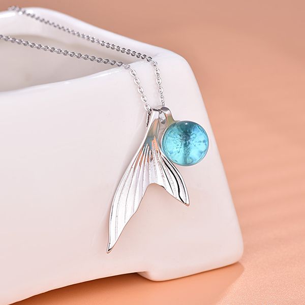 

japanese crystal cradle 925 silver clavicle necklace