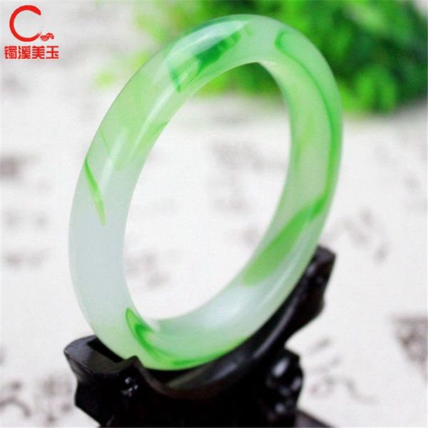 

57-65mm beautiful female bangle chinese flower hand-carved bracelet kyy8906, Black